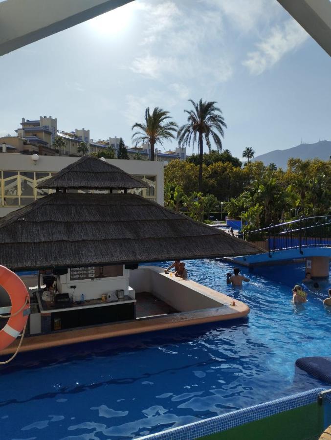 Estudio Terraza Vista Mar Parking Gratuito Piscinas Lejlighed Benalmádena